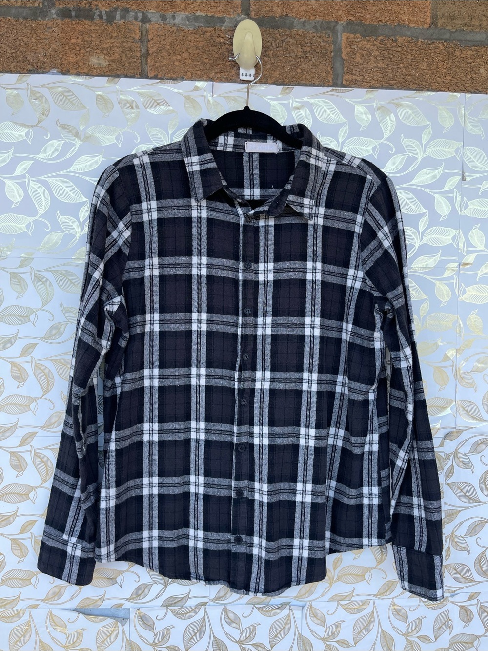 CP Shades M Plaid Flannel 100% Cotton Linen-Feel Made in USA Grunge Coastal Core